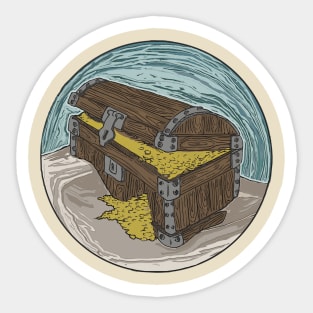 Sunken Treasure Chest 2 Sticker